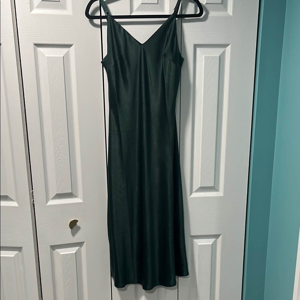 Elegant Green Slip Dress